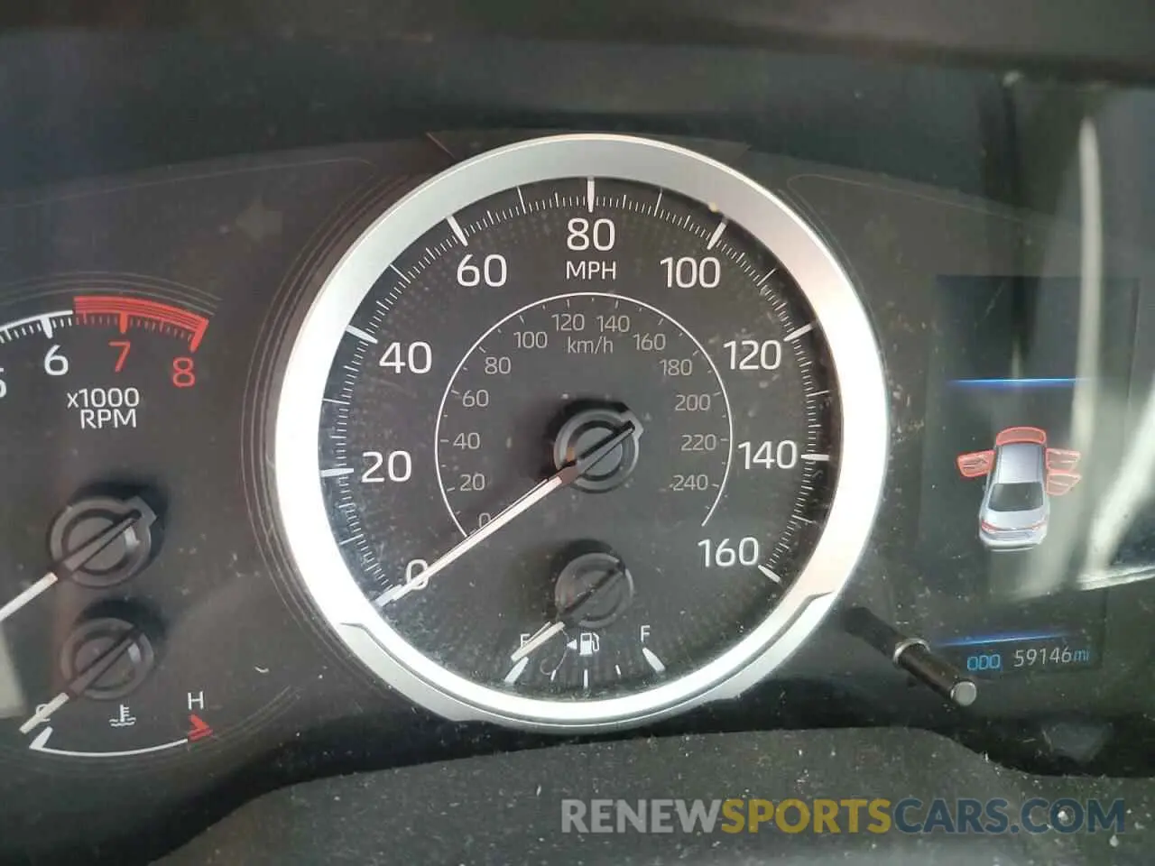 9 fotografías del automóvil dañado 5YFEPRAE5LP089364 TOYOTA COROLLA 2020