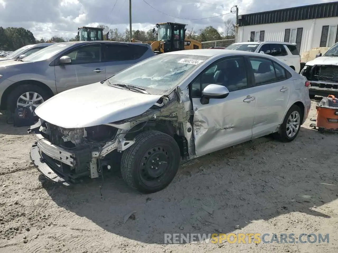 1 fotografías del automóvil dañado 5YFEPRAE5LP091664 TOYOTA COROLLA 2020