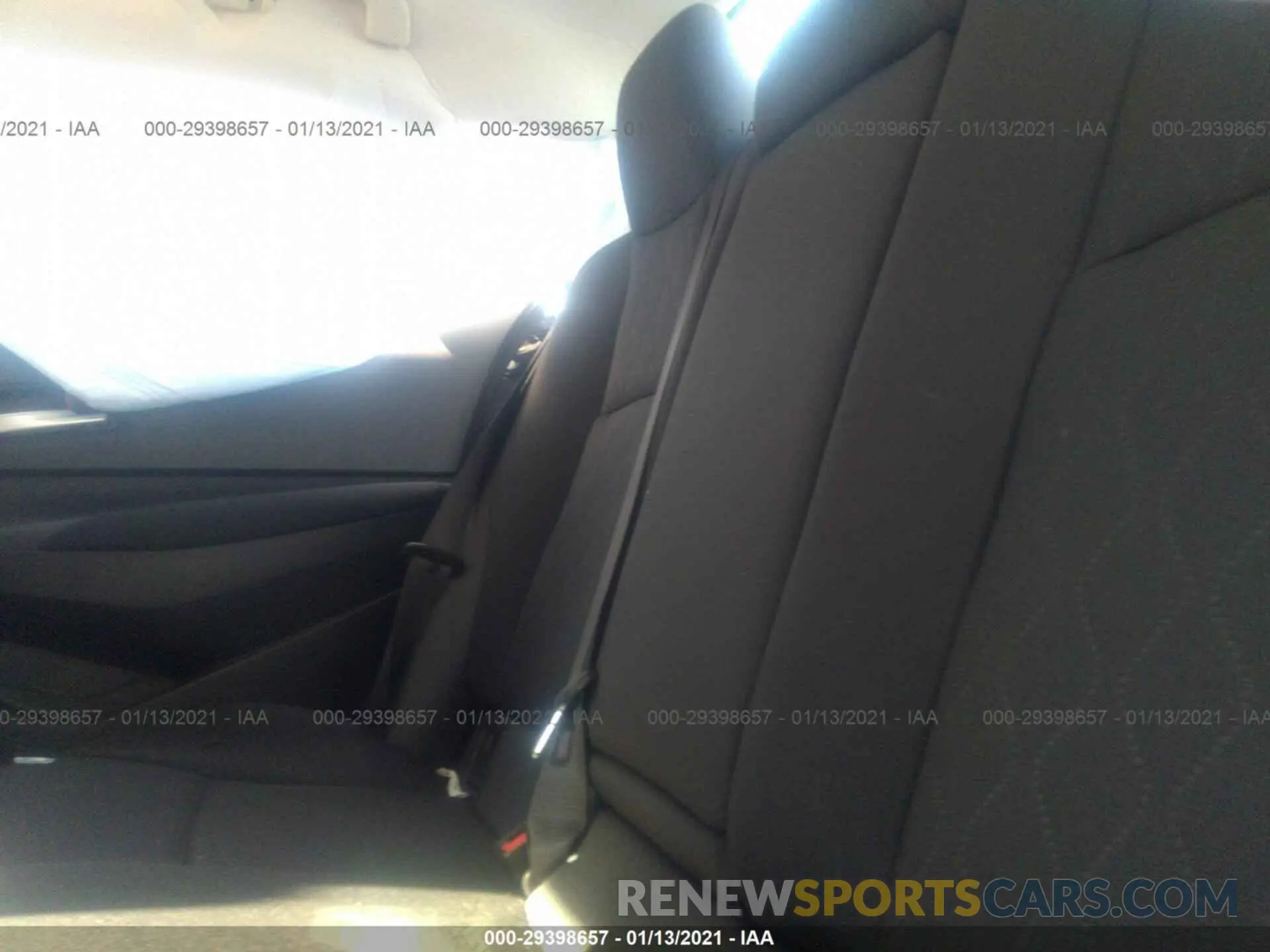 8 fotografías del automóvil dañado 5YFEPRAE5LP096282 TOYOTA COROLLA 2020
