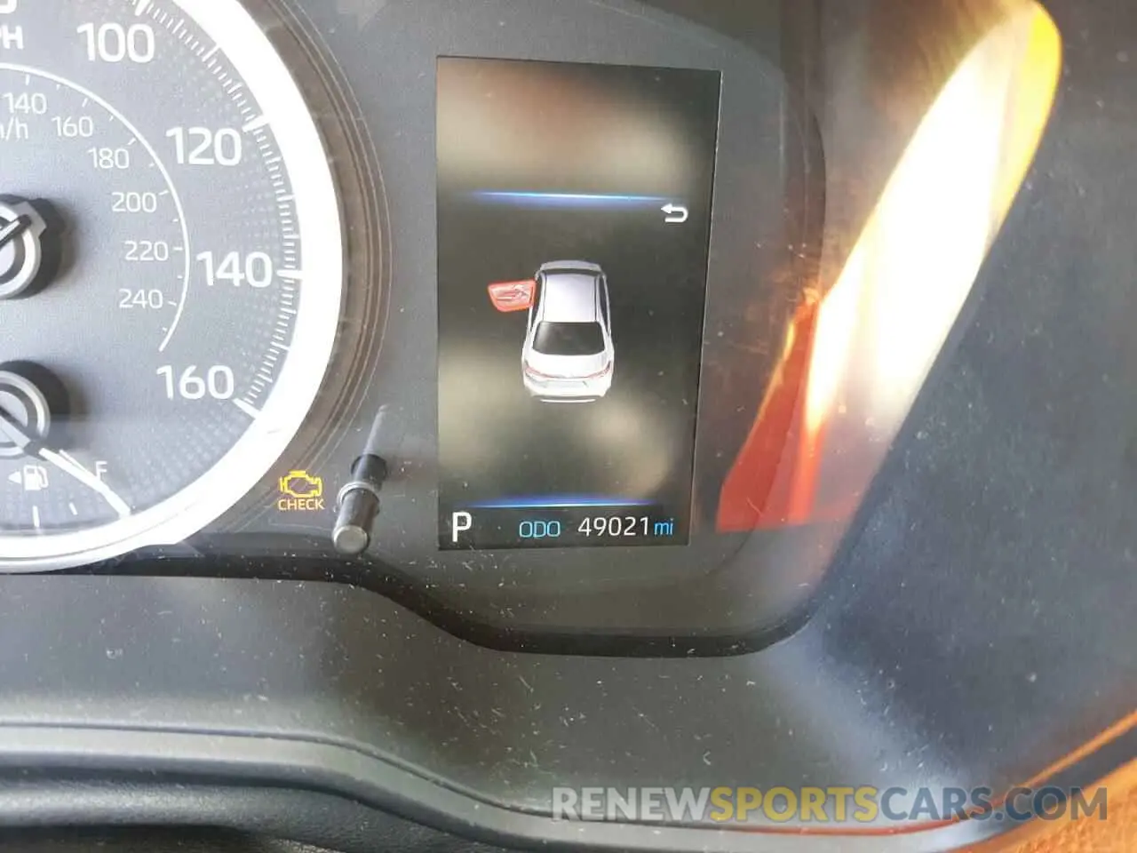 8 fotografías del automóvil dañado 5YFEPRAE5LP098209 TOYOTA COROLLA 2020