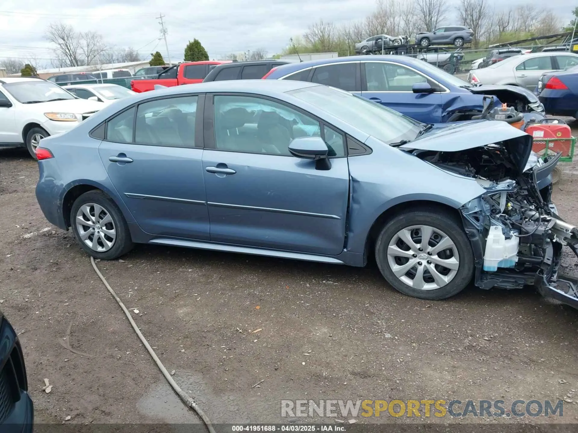 14 fotografías del automóvil dañado 5YFEPRAE5LP101660 TOYOTA COROLLA 2020