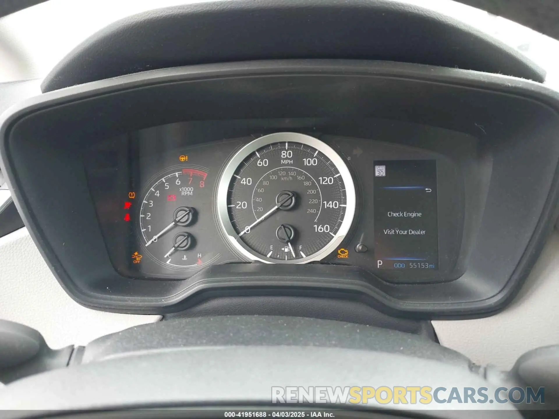 7 fotografías del automóvil dañado 5YFEPRAE5LP101660 TOYOTA COROLLA 2020