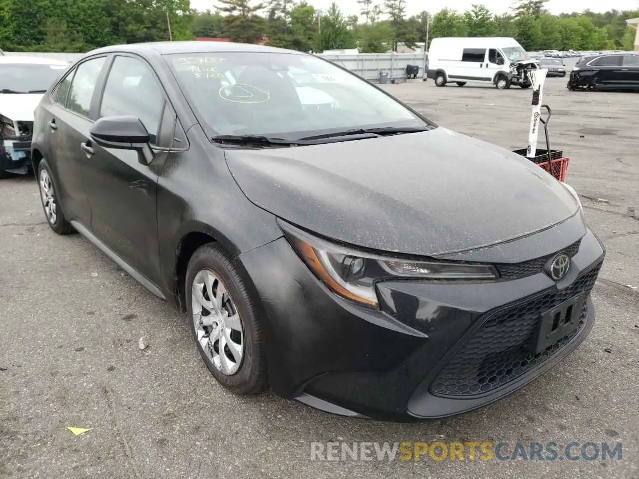1 fotografías del automóvil dañado 5YFEPRAE5LP105286 TOYOTA COROLLA 2020