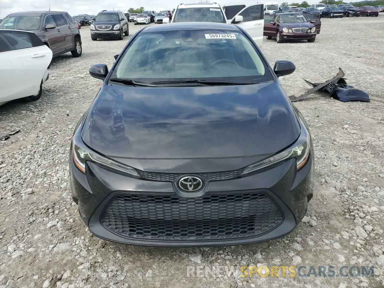 5 fotografías del automóvil dañado 5YFEPRAE5LP116529 TOYOTA COROLLA 2020