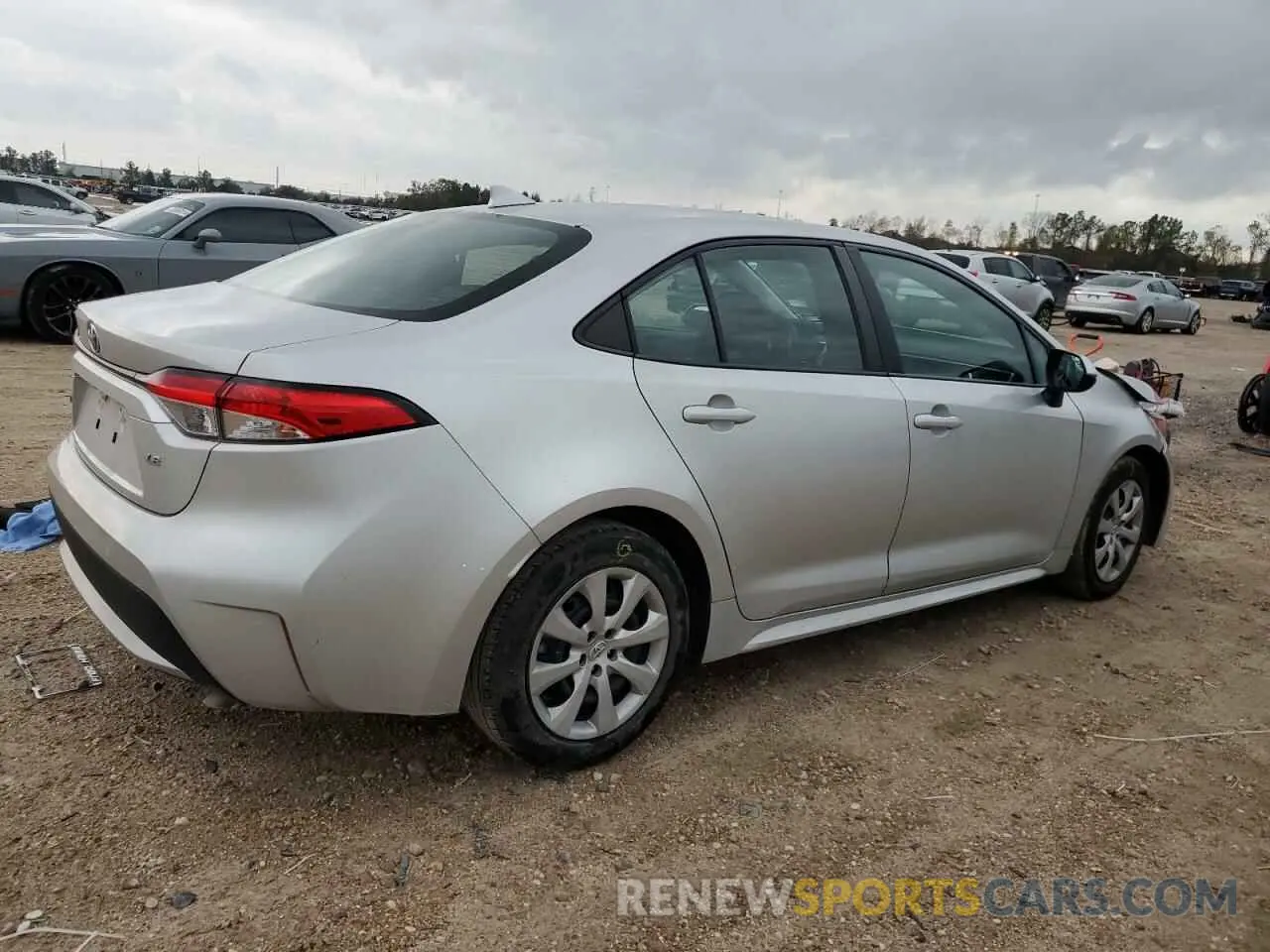 3 fotografías del automóvil dañado 5YFEPRAE5LP124999 TOYOTA COROLLA 2020