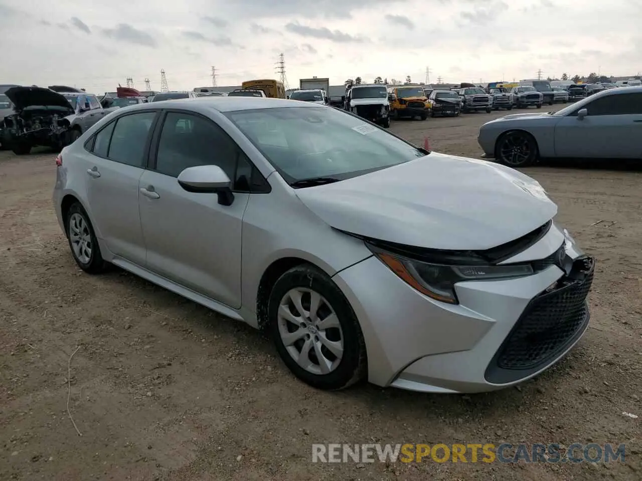 4 fotografías del automóvil dañado 5YFEPRAE5LP124999 TOYOTA COROLLA 2020