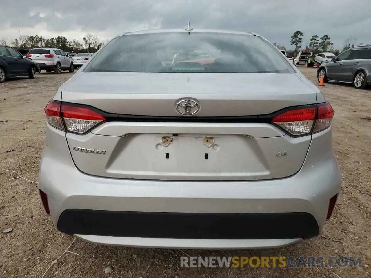 6 fotografías del automóvil dañado 5YFEPRAE5LP124999 TOYOTA COROLLA 2020