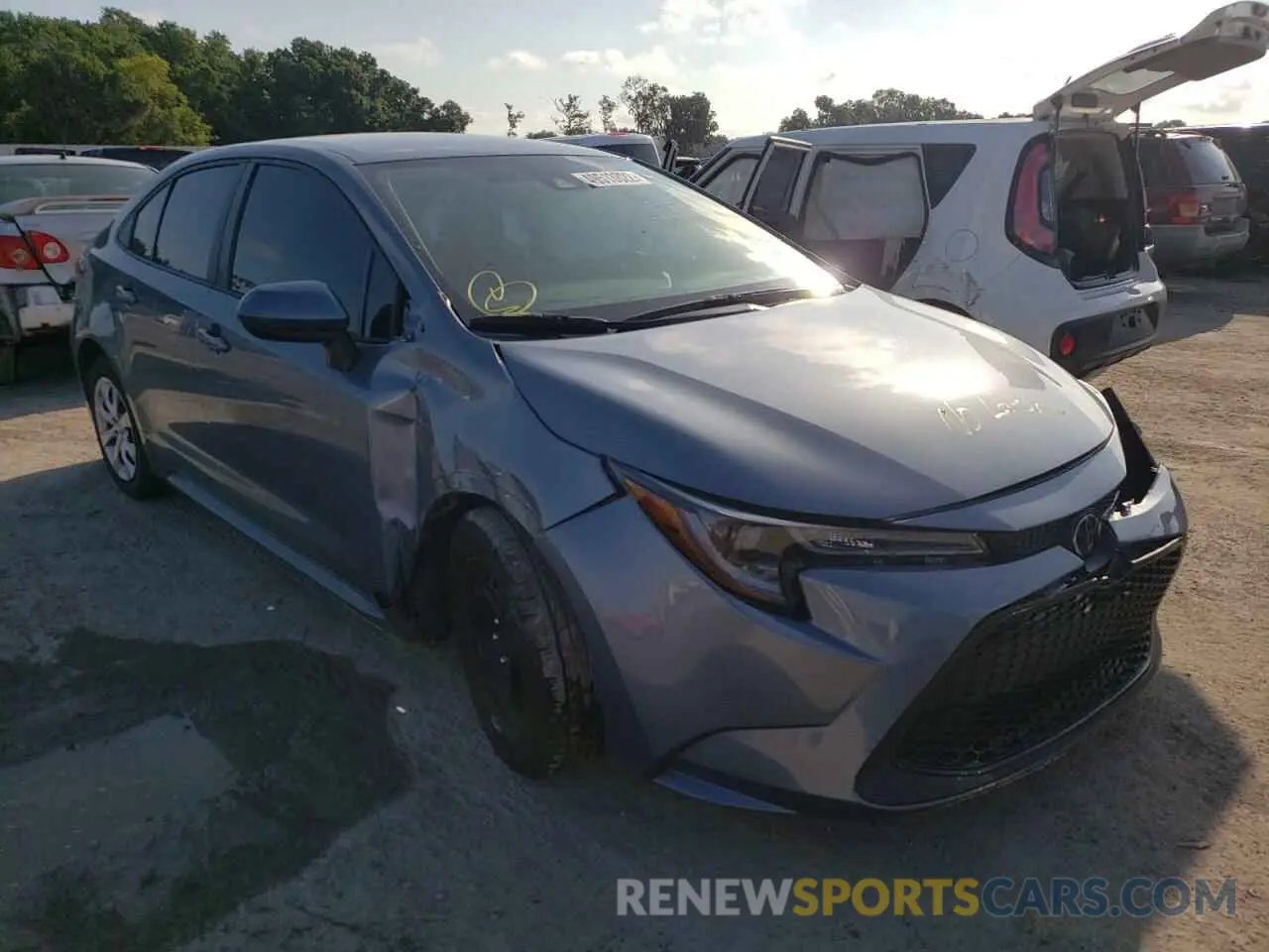 1 fotografías del automóvil dañado 5YFEPRAE5LP125215 TOYOTA COROLLA 2020