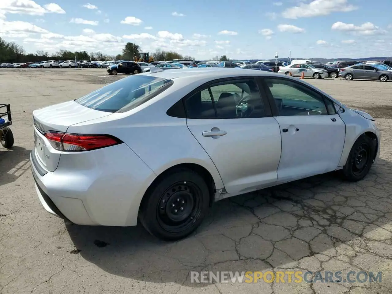 3 fotografías del automóvil dañado 5YFEPRAE5LP132682 TOYOTA COROLLA 2020