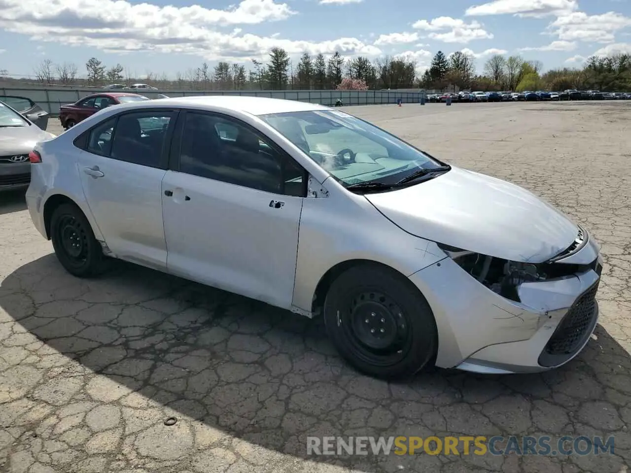4 fotografías del automóvil dañado 5YFEPRAE5LP132682 TOYOTA COROLLA 2020