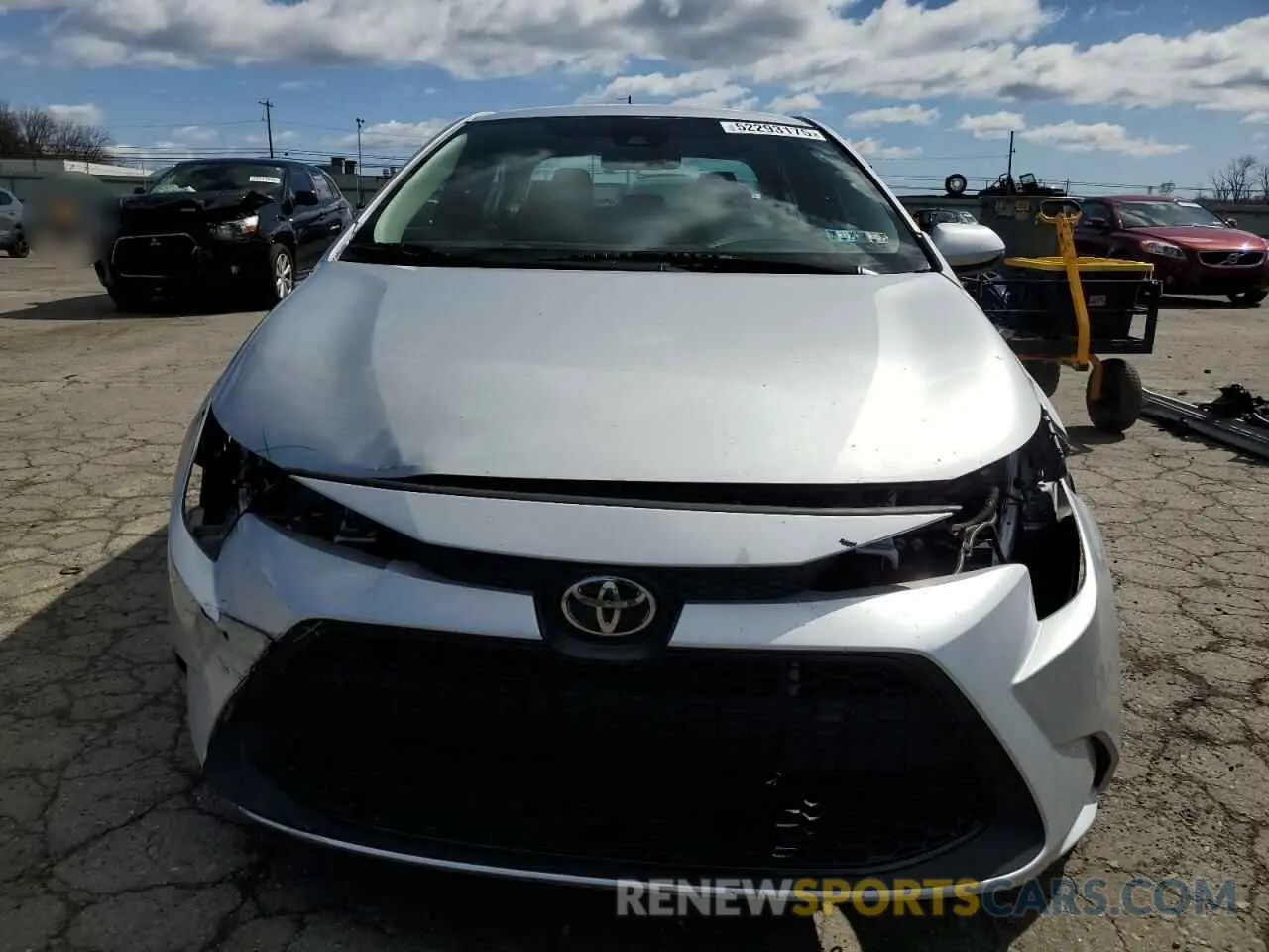 5 fotografías del automóvil dañado 5YFEPRAE5LP132682 TOYOTA COROLLA 2020