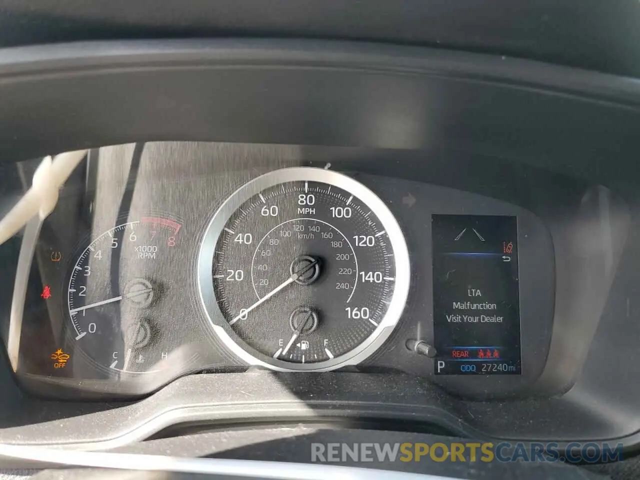 9 fotografías del automóvil dañado 5YFEPRAE5LP132682 TOYOTA COROLLA 2020
