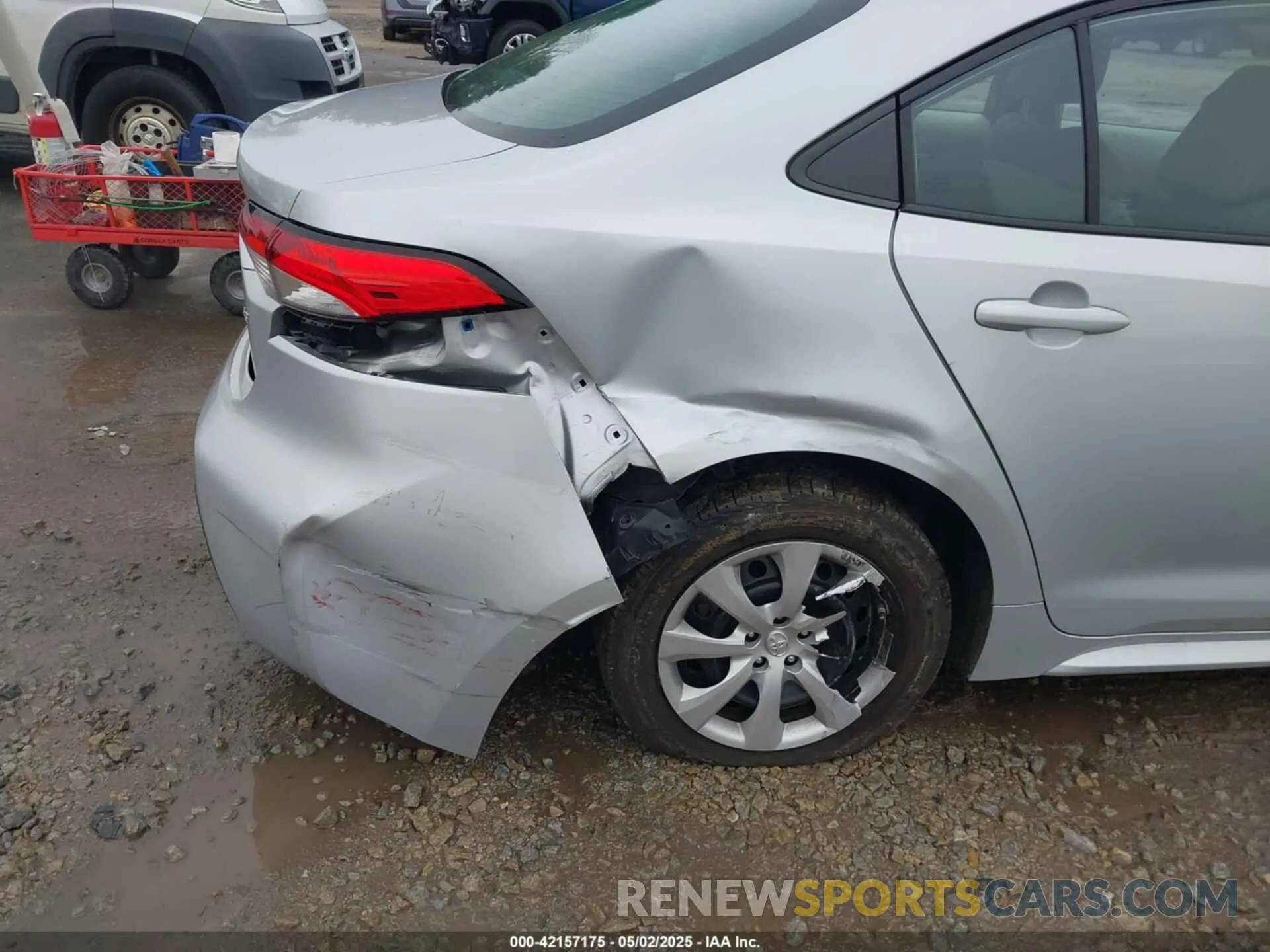 6 fotografías del automóvil dañado 5YFEPRAE5LP136375 TOYOTA COROLLA 2020