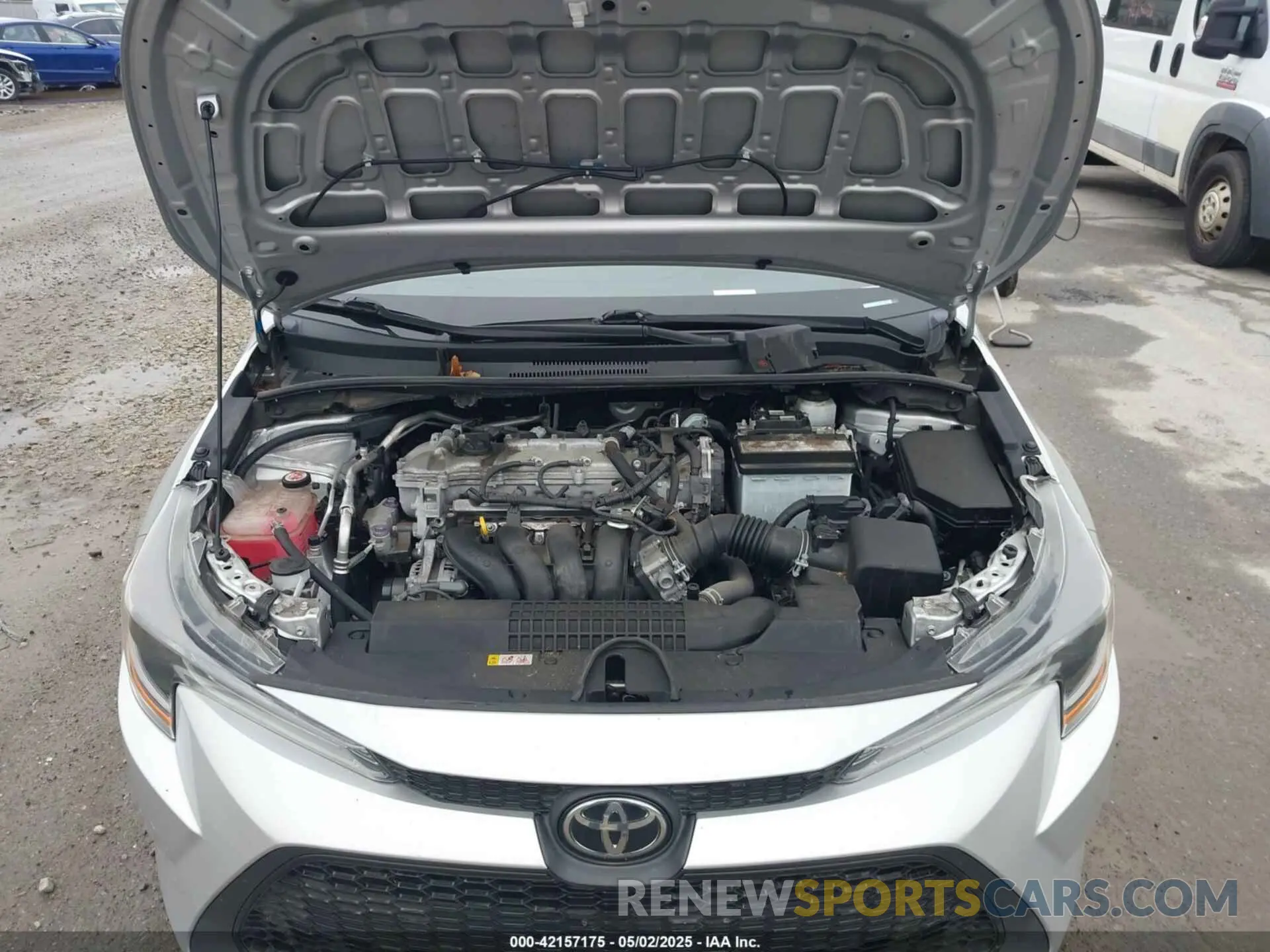9 fotografías del automóvil dañado 5YFEPRAE5LP136375 TOYOTA COROLLA 2020