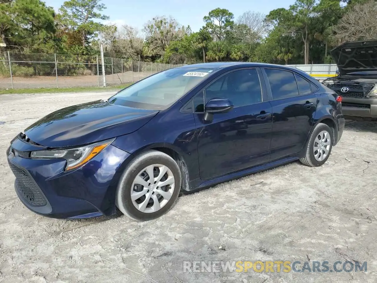 1 fotografías del automóvil dañado 5YFEPRAE5LP140345 TOYOTA COROLLA 2020