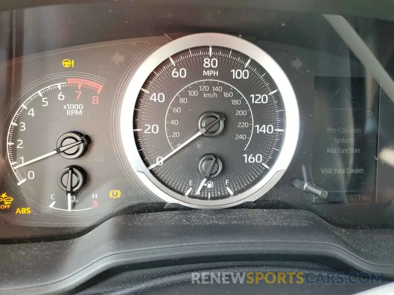9 fotografías del automóvil dañado 5YFEPRAE5LP140345 TOYOTA COROLLA 2020
