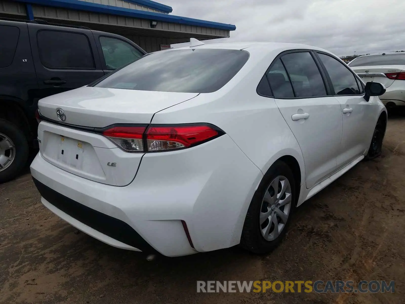 4 fotografías del automóvil dañado 5YFEPRAE5LP140426 TOYOTA COROLLA 2020