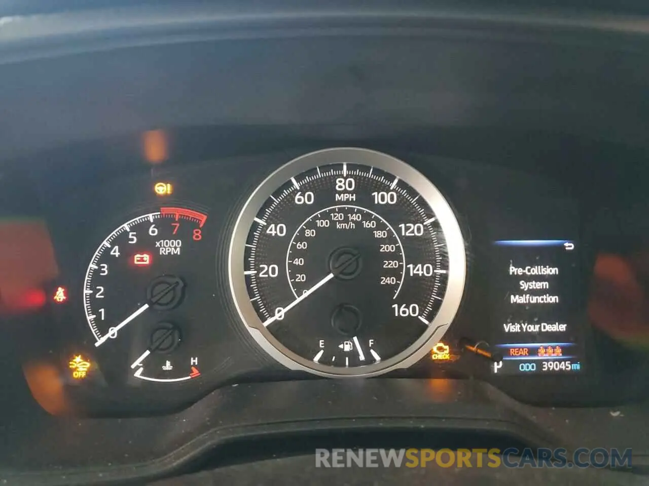 9 fotografías del automóvil dañado 5YFEPRAE6LP004418 TOYOTA COROLLA 2020