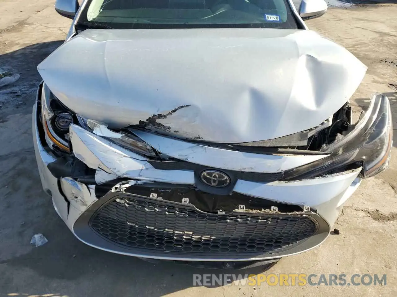11 fotografías del automóvil dañado 5YFEPRAE6LP030842 TOYOTA COROLLA 2020