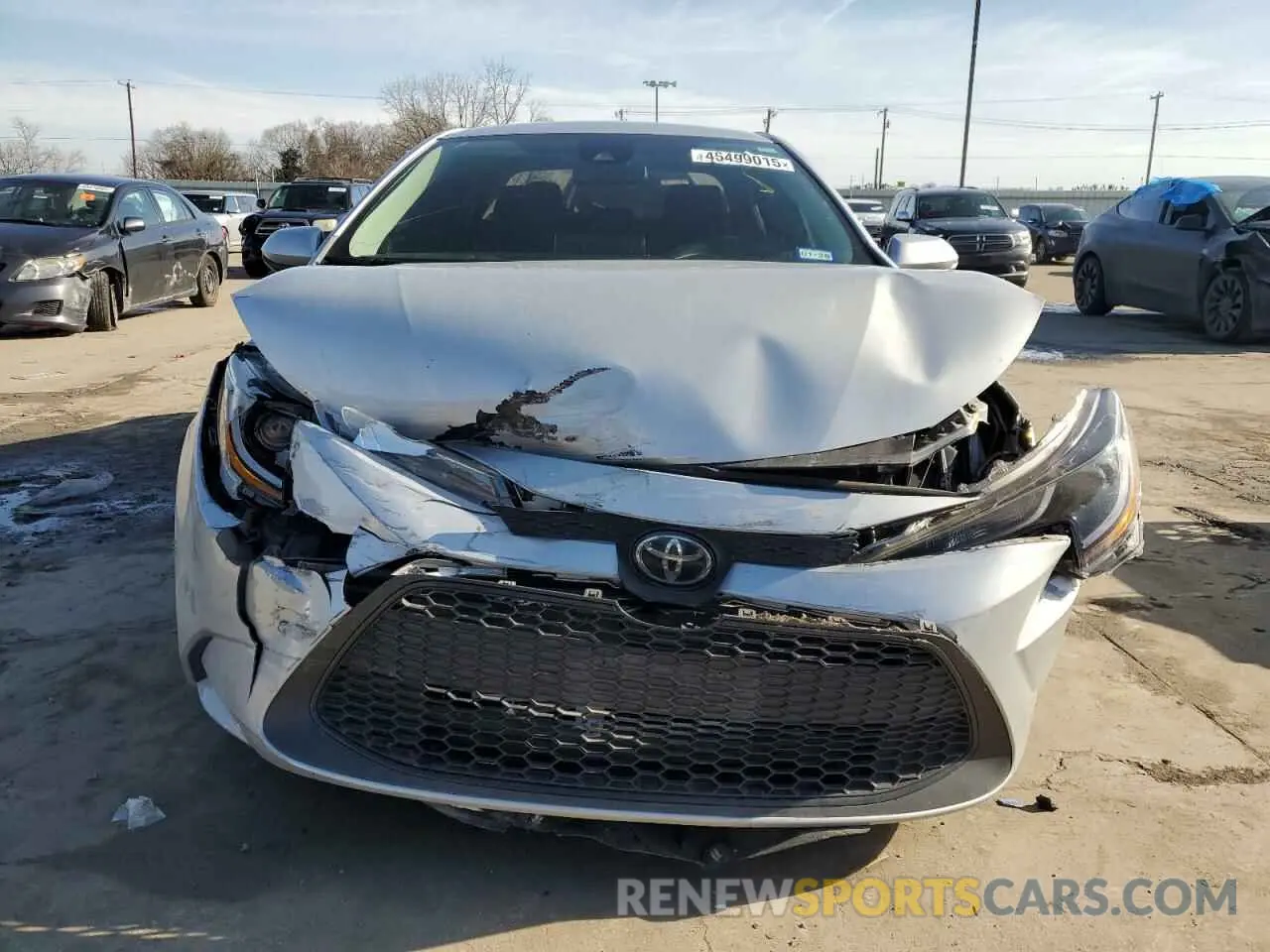 5 fotografías del automóvil dañado 5YFEPRAE6LP030842 TOYOTA COROLLA 2020