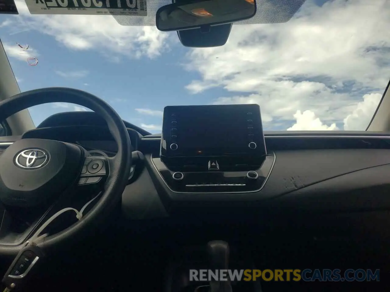 9 fotografías del automóvil dañado 5YFEPRAE6LP032171 TOYOTA COROLLA 2020