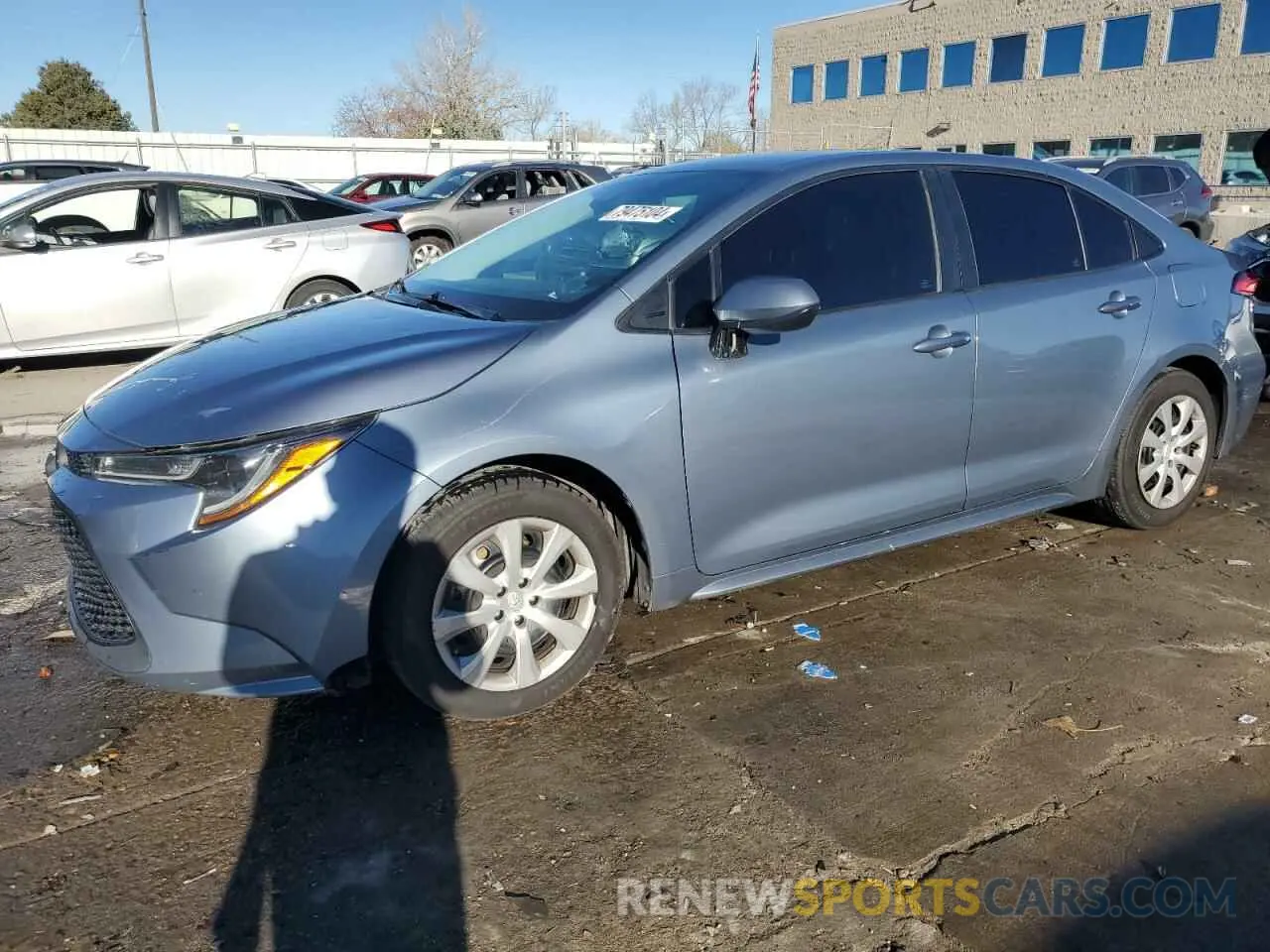 1 fotografías del automóvil dañado 5YFEPRAE6LP033000 TOYOTA COROLLA 2020