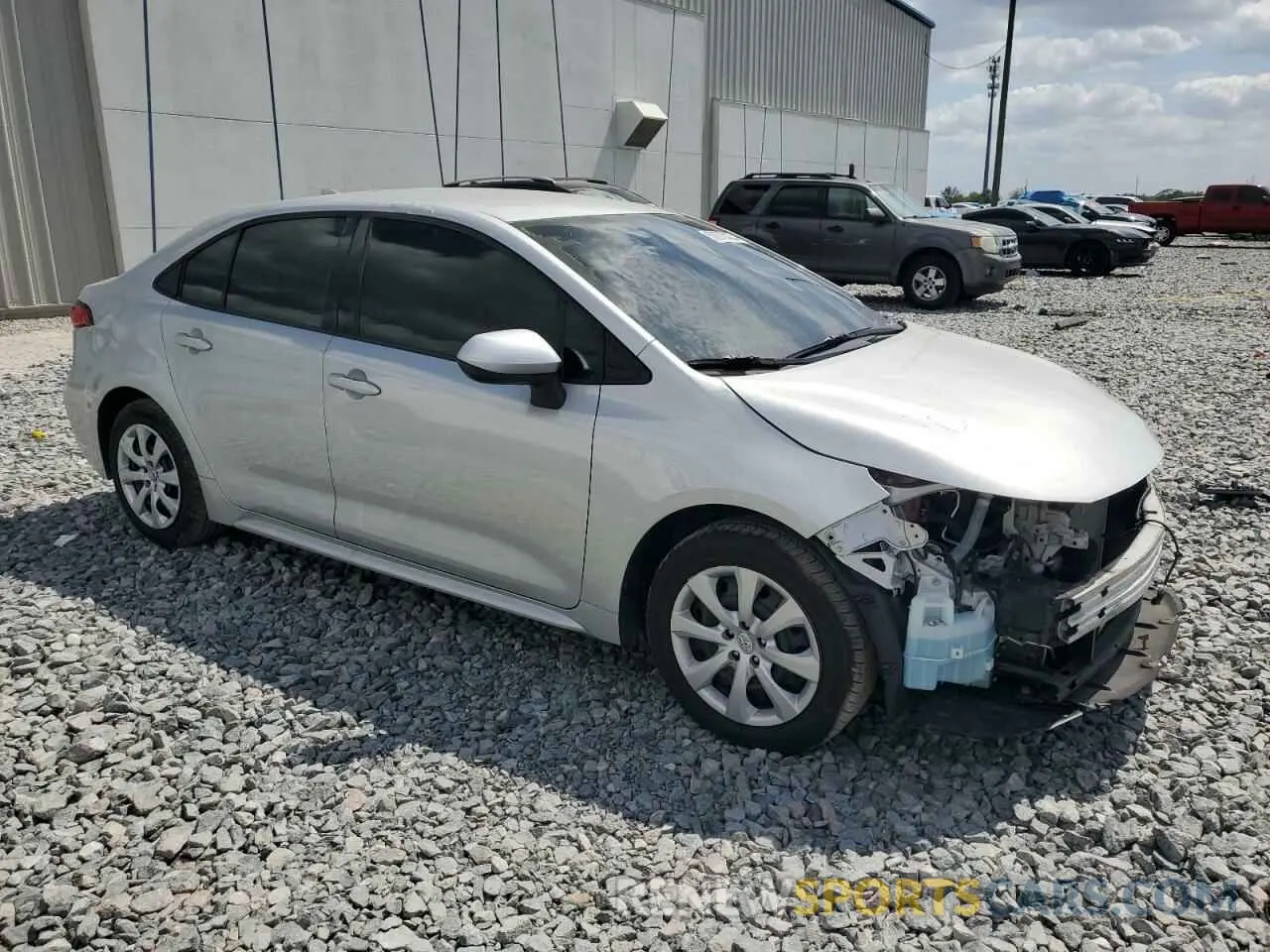 4 fotografías del automóvil dañado 5YFEPRAE6LP033997 TOYOTA COROLLA 2020