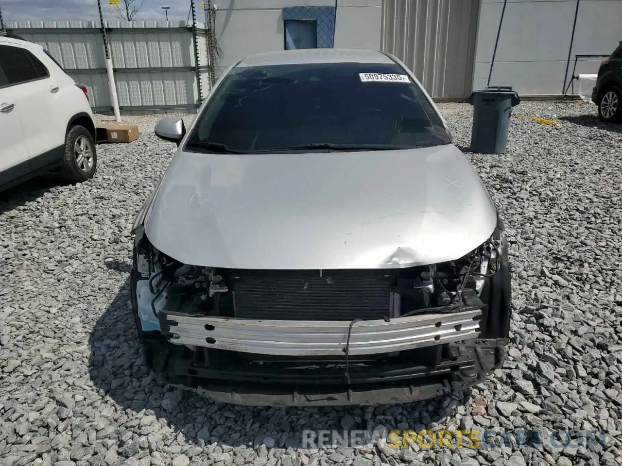 5 fotografías del automóvil dañado 5YFEPRAE6LP033997 TOYOTA COROLLA 2020