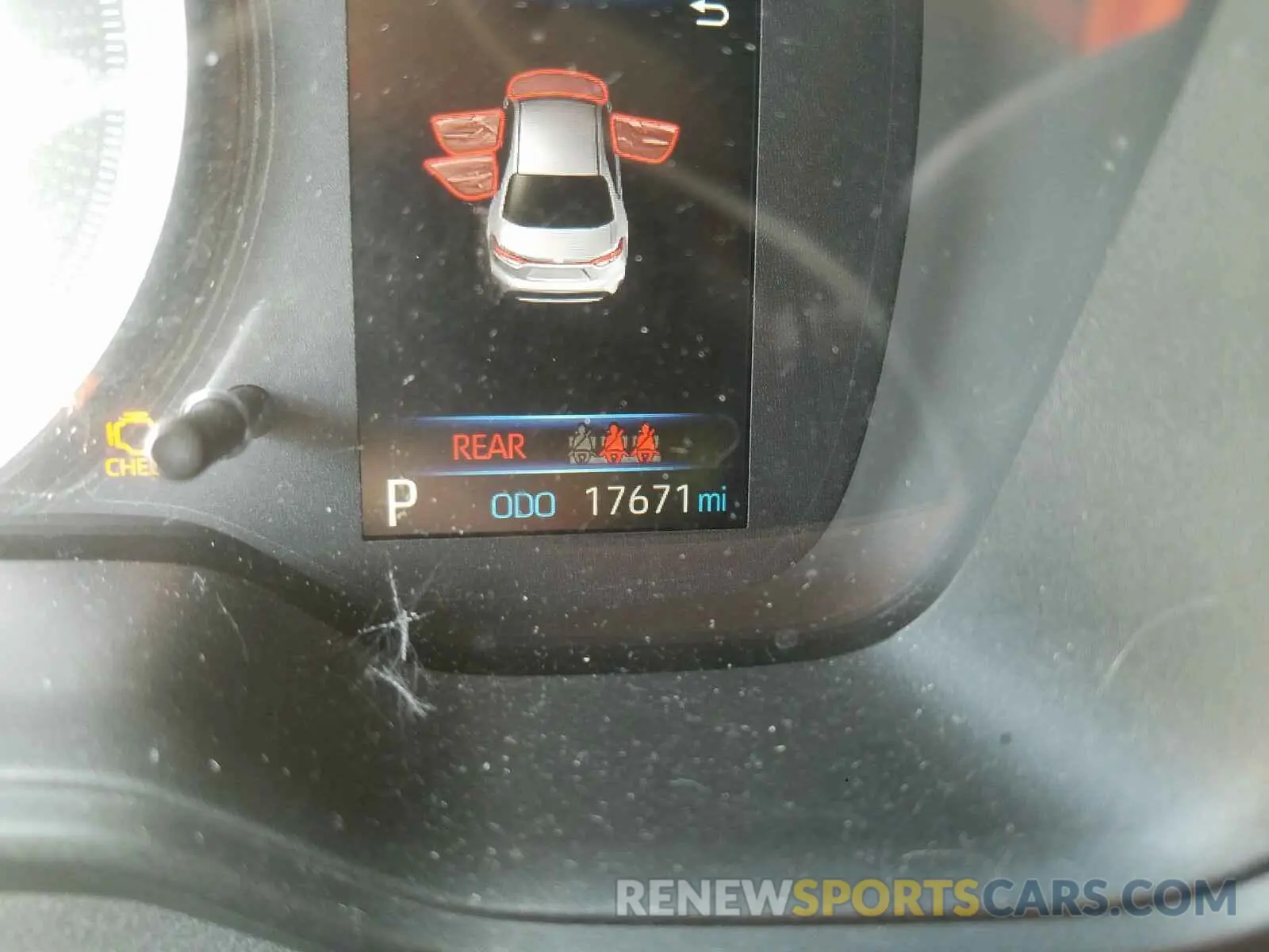 8 fotografías del automóvil dañado 5YFEPRAE6LP035832 TOYOTA COROLLA 2020