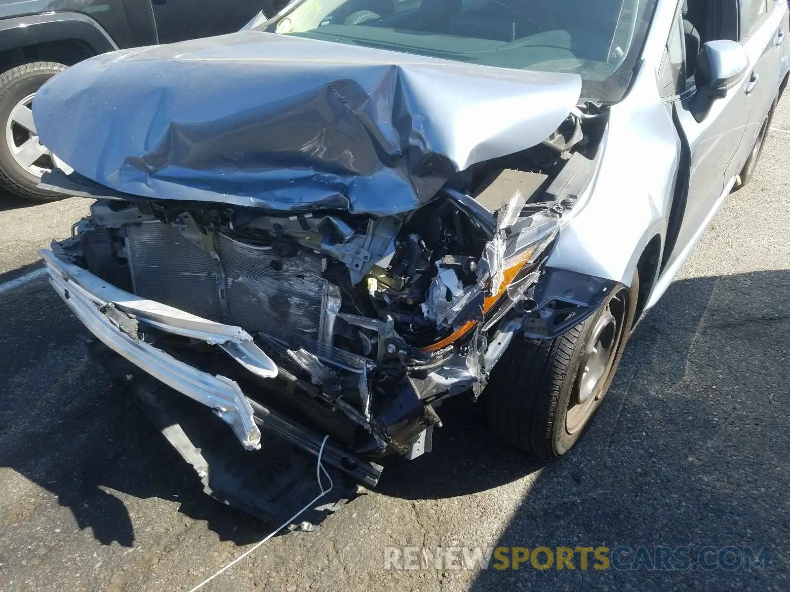9 fotografías del automóvil dañado 5YFEPRAE6LP035832 TOYOTA COROLLA 2020