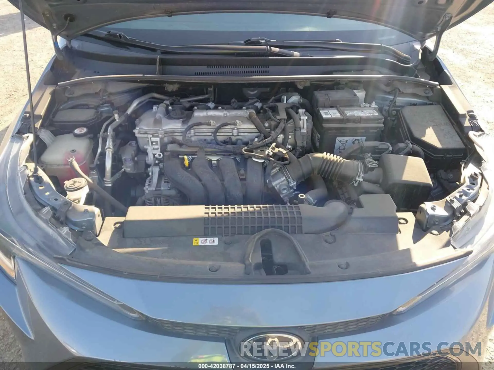 10 fotografías del automóvil dañado 5YFEPRAE6LP051528 TOYOTA COROLLA 2020