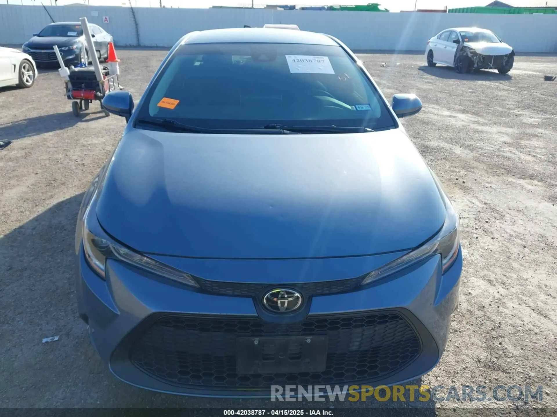 6 fotografías del automóvil dañado 5YFEPRAE6LP051528 TOYOTA COROLLA 2020