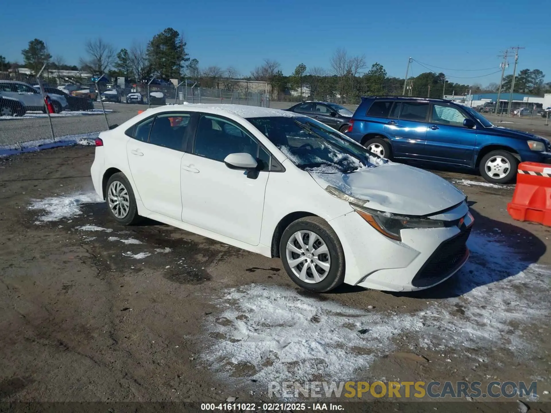 1 fotografías del automóvil dañado 5YFEPRAE6LP052615 TOYOTA COROLLA 2020