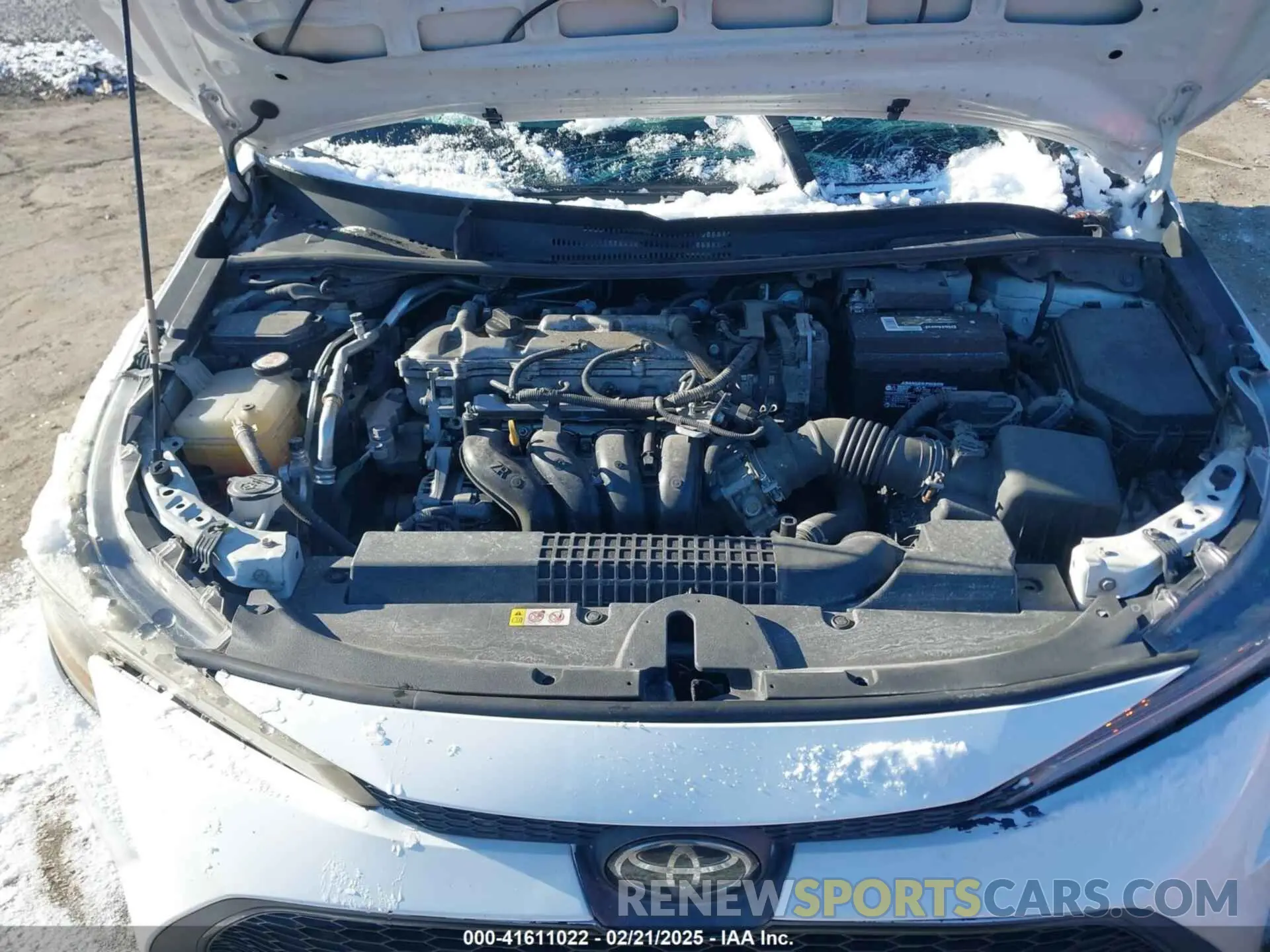 10 fotografías del automóvil dañado 5YFEPRAE6LP052615 TOYOTA COROLLA 2020