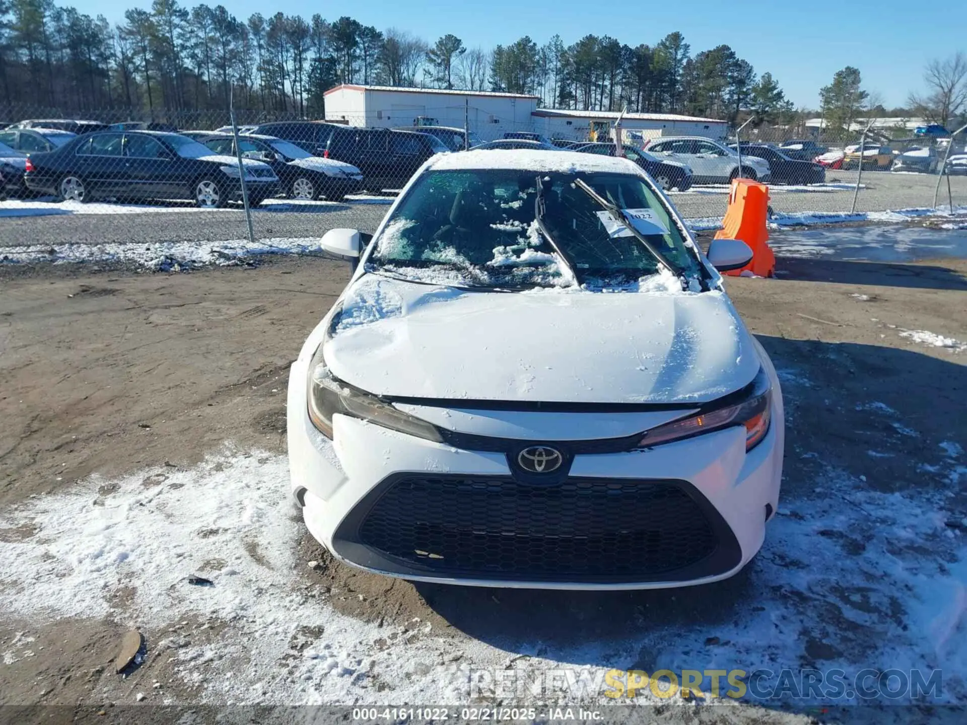 12 fotografías del automóvil dañado 5YFEPRAE6LP052615 TOYOTA COROLLA 2020