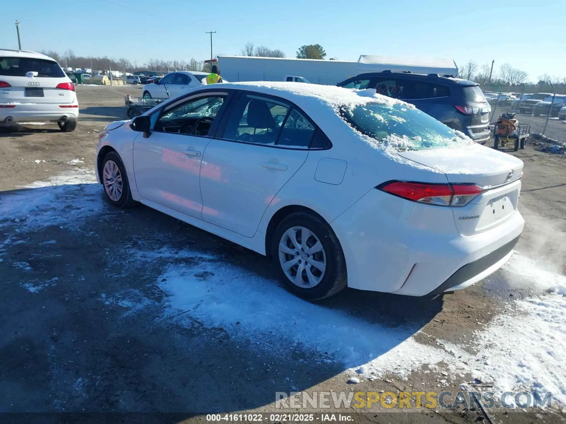 3 fotografías del automóvil dañado 5YFEPRAE6LP052615 TOYOTA COROLLA 2020