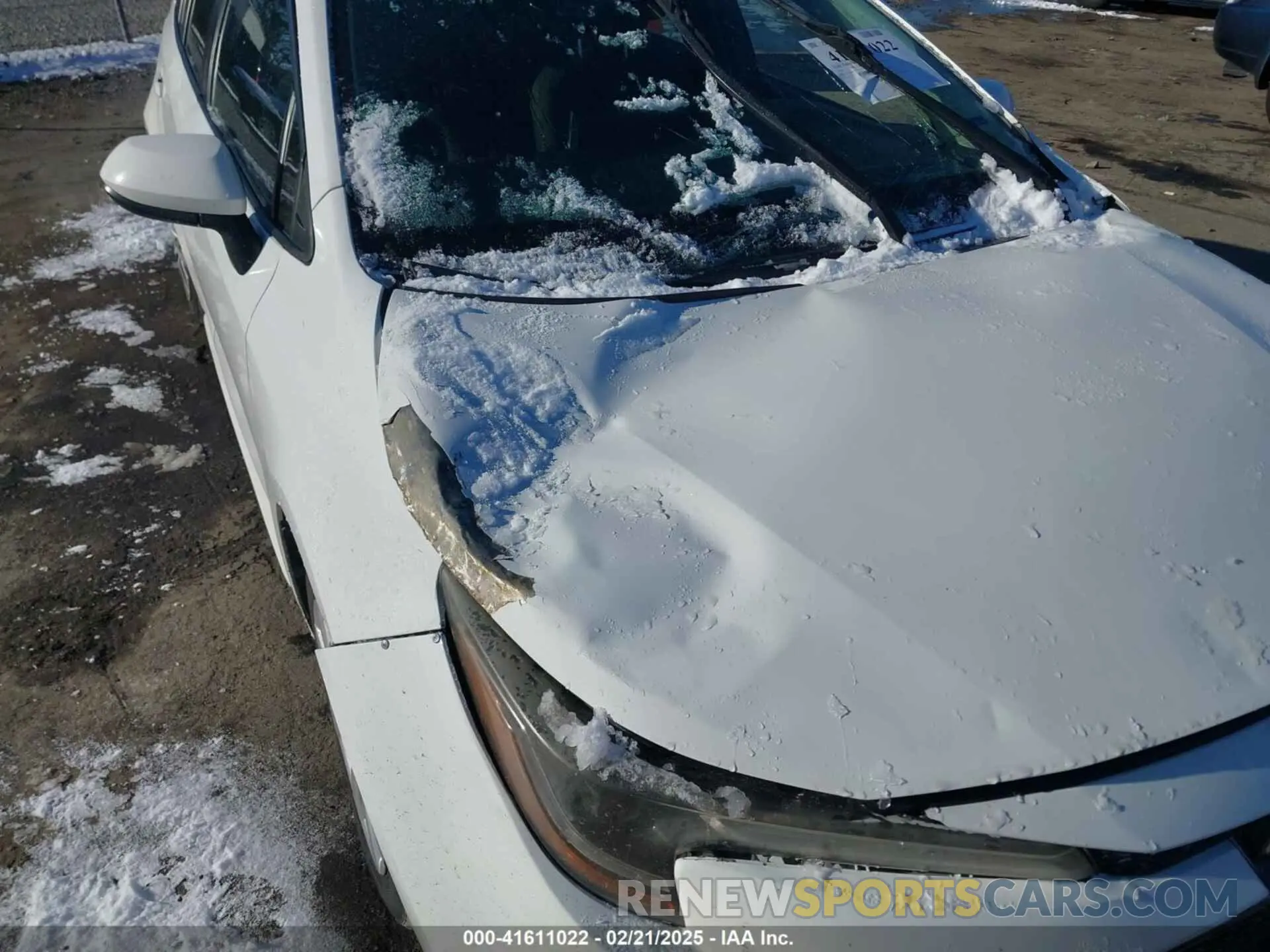6 fotografías del automóvil dañado 5YFEPRAE6LP052615 TOYOTA COROLLA 2020