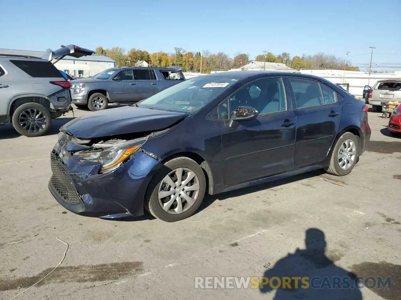 1 fotografías del automóvil dañado 5YFEPRAE6LP054526 TOYOTA COROLLA 2020
