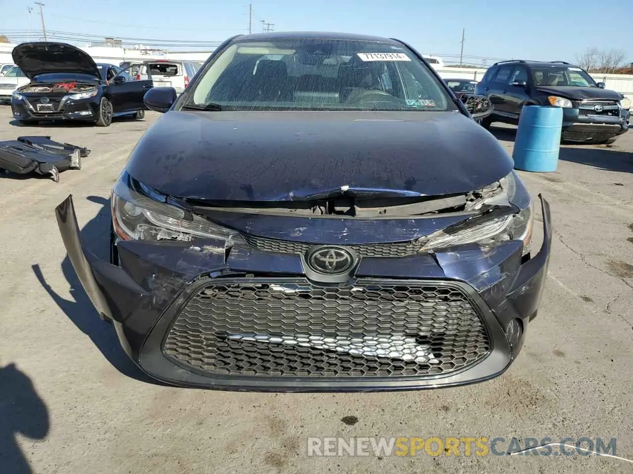 5 fotografías del automóvil dañado 5YFEPRAE6LP054526 TOYOTA COROLLA 2020