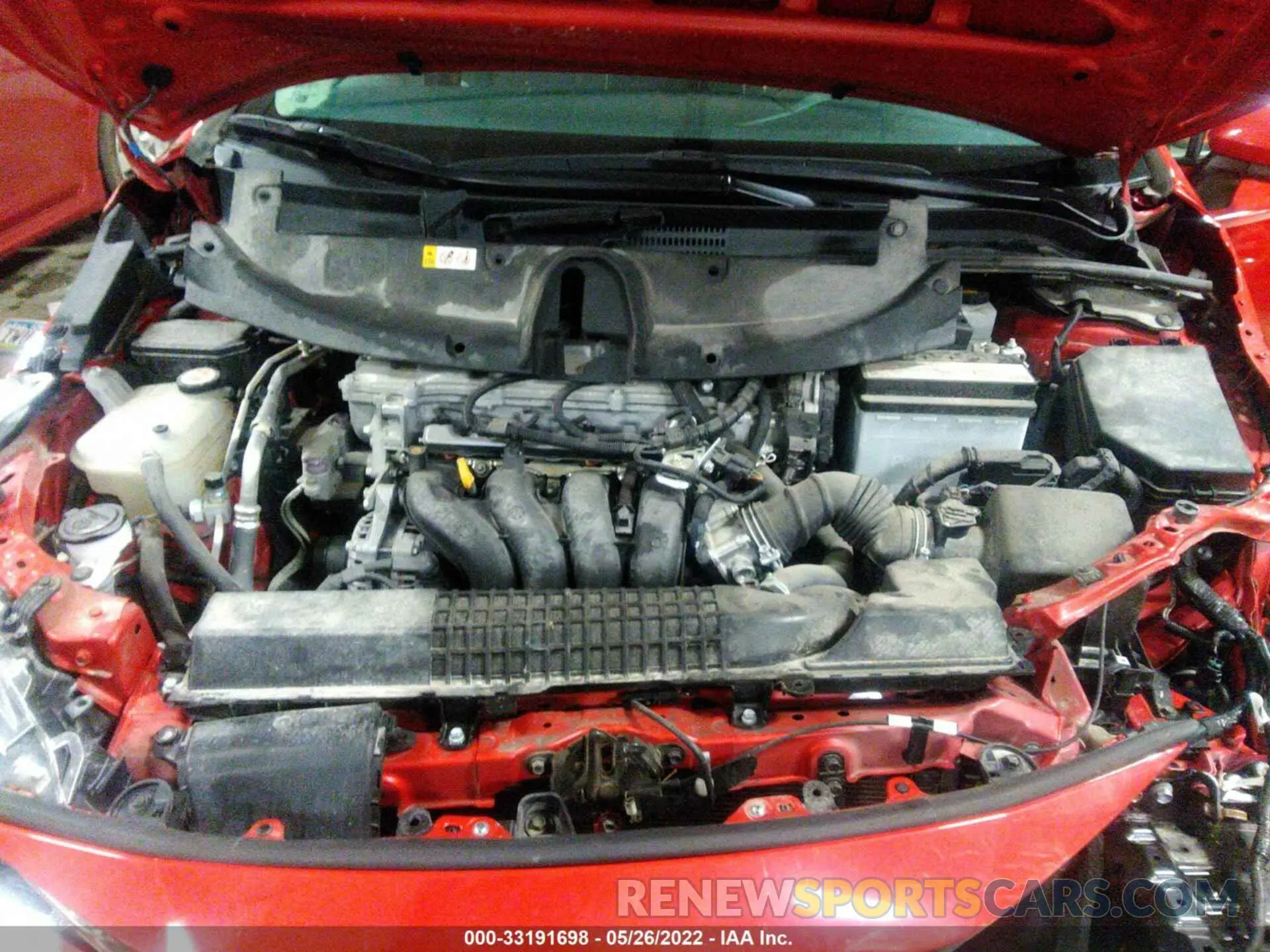 10 fotografías del automóvil dañado 5YFEPRAE6LP073500 TOYOTA COROLLA 2020