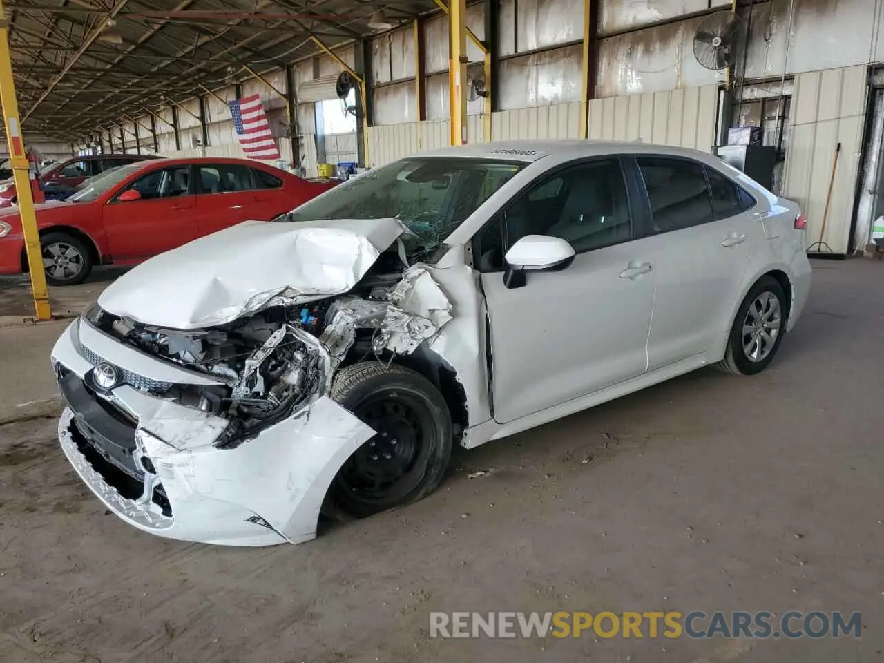 1 fotografías del automóvil dañado 5YFEPRAE6LP077644 TOYOTA COROLLA 2020