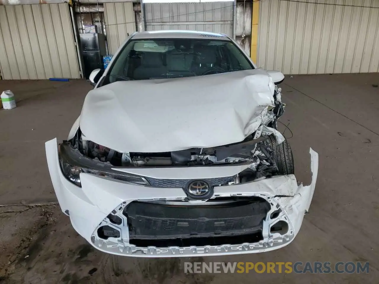 5 fotografías del automóvil dañado 5YFEPRAE6LP077644 TOYOTA COROLLA 2020