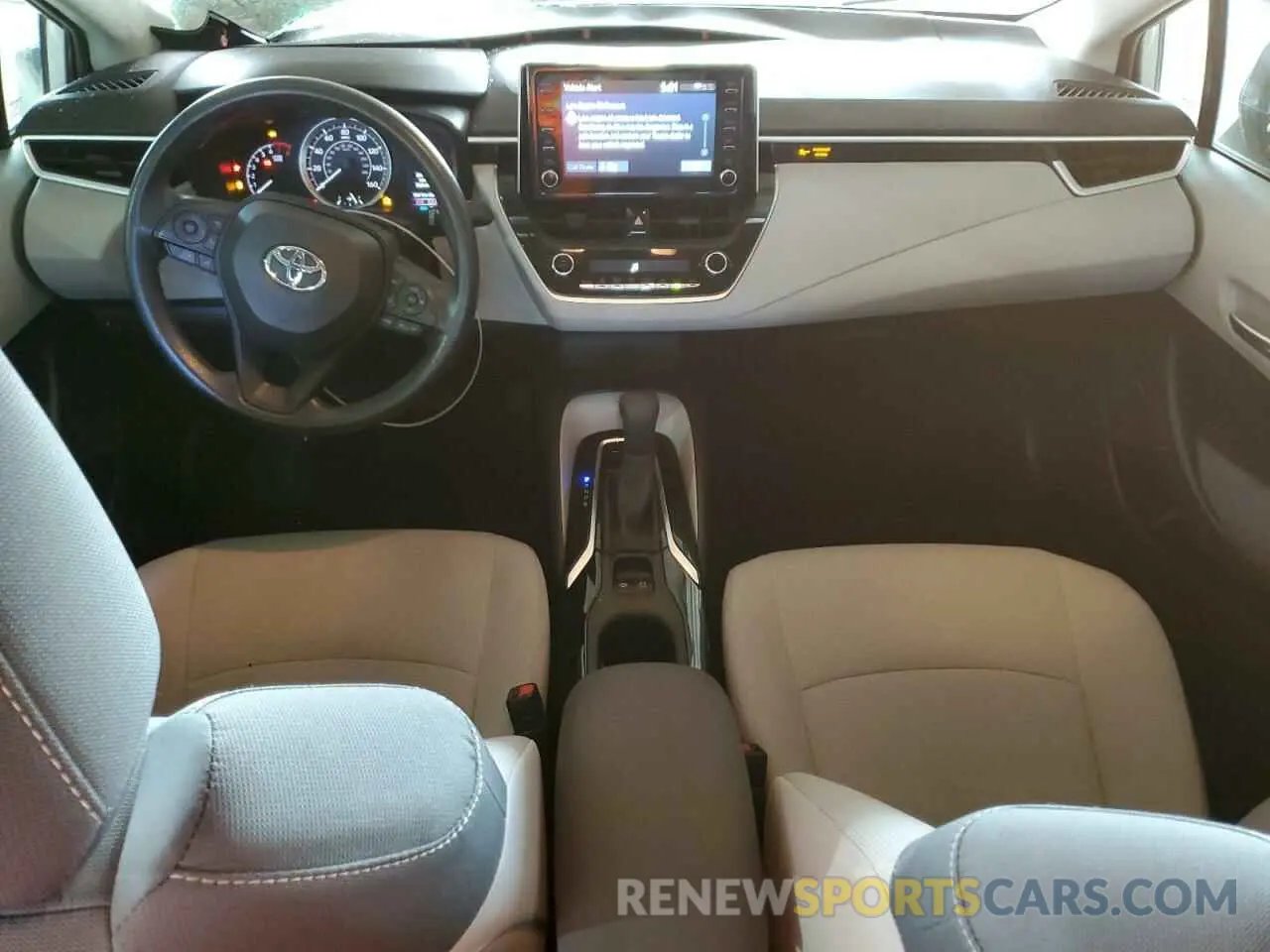 8 fotografías del automóvil dañado 5YFEPRAE6LP077644 TOYOTA COROLLA 2020