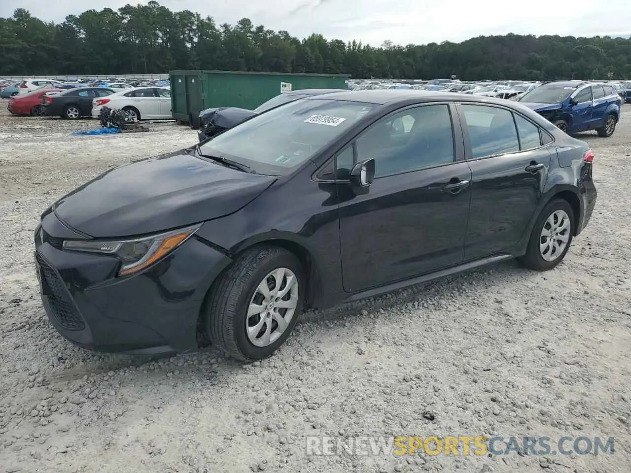 1 fotografías del automóvil dañado 5YFEPRAE6LP079099 TOYOTA COROLLA 2020