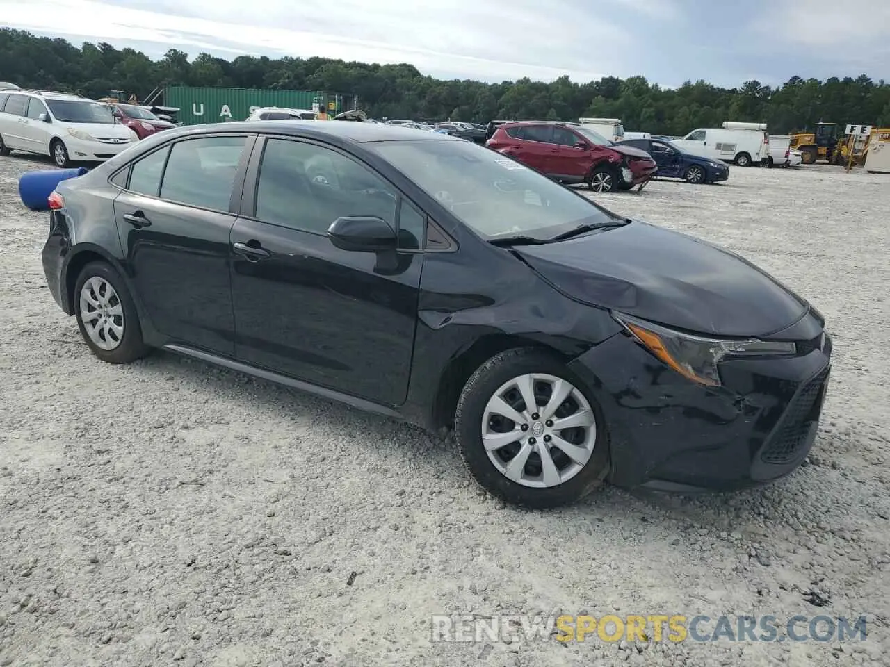 4 fotografías del automóvil dañado 5YFEPRAE6LP079099 TOYOTA COROLLA 2020