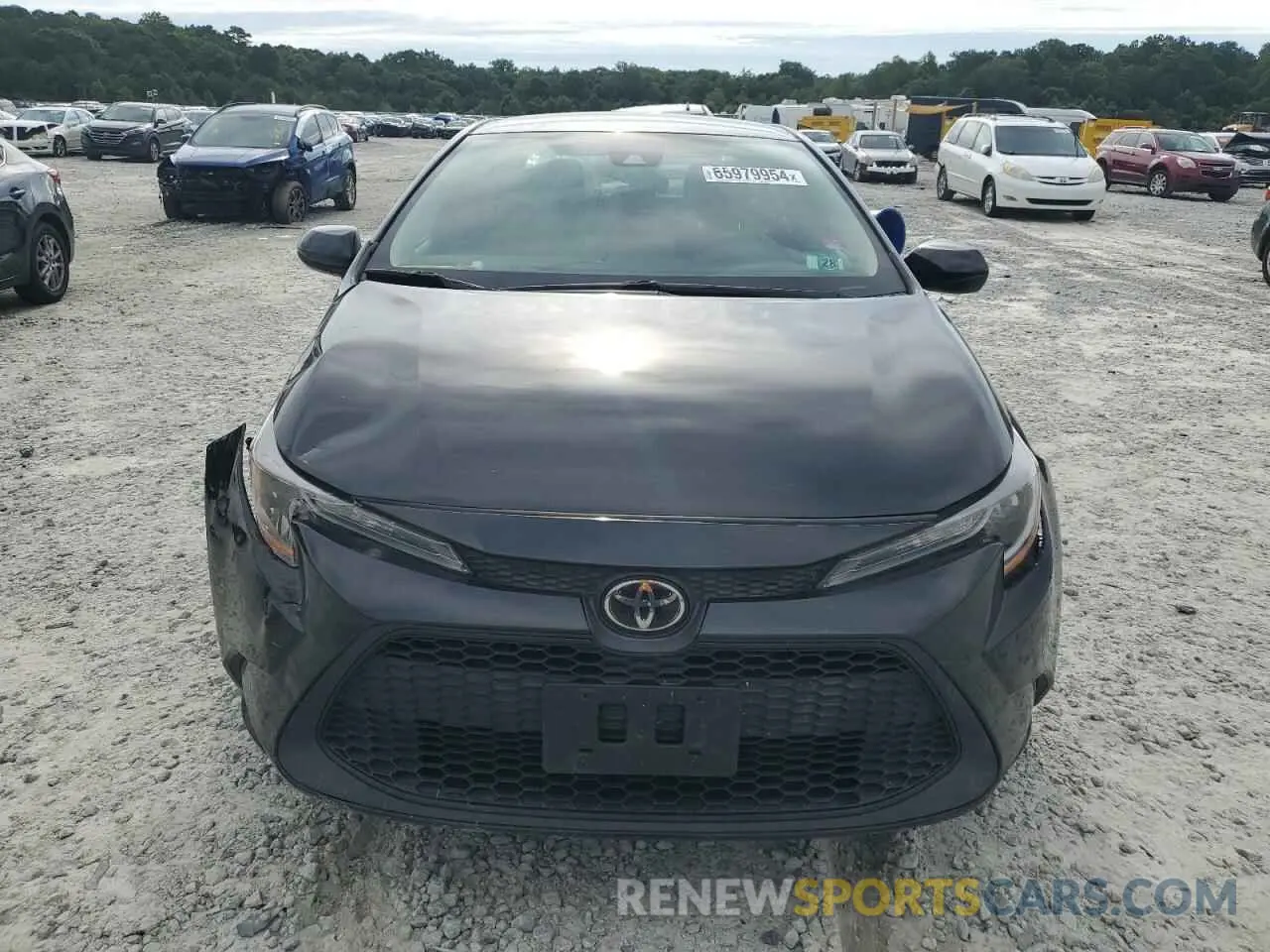 5 fotografías del automóvil dañado 5YFEPRAE6LP079099 TOYOTA COROLLA 2020