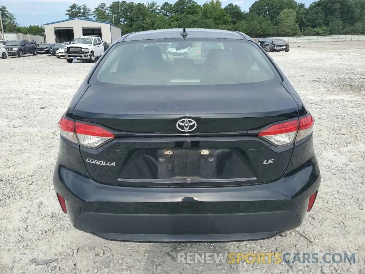 6 fotografías del automóvil dañado 5YFEPRAE6LP079099 TOYOTA COROLLA 2020