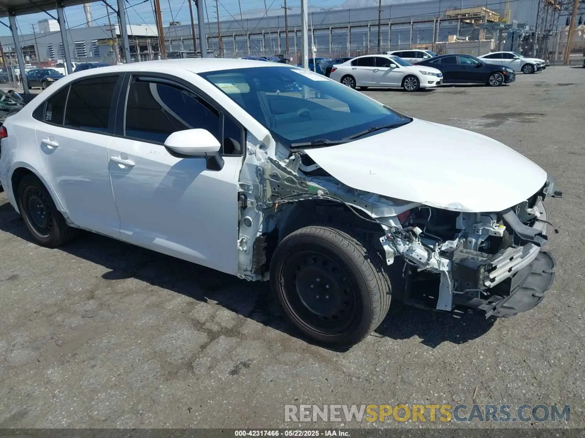 1 fotografías del automóvil dañado 5YFEPRAE6LP080222 TOYOTA COROLLA 2020