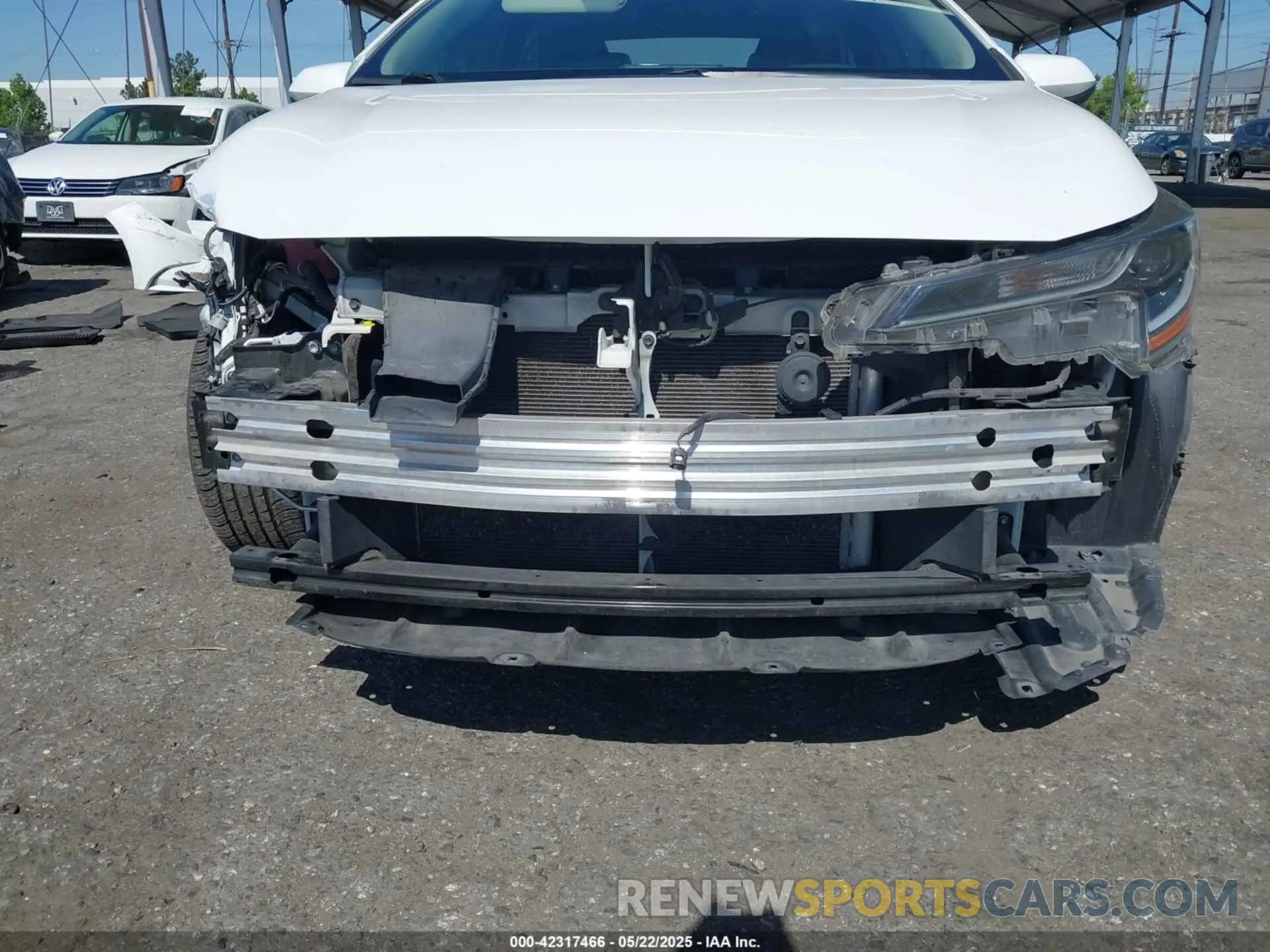 6 fotografías del automóvil dañado 5YFEPRAE6LP080222 TOYOTA COROLLA 2020