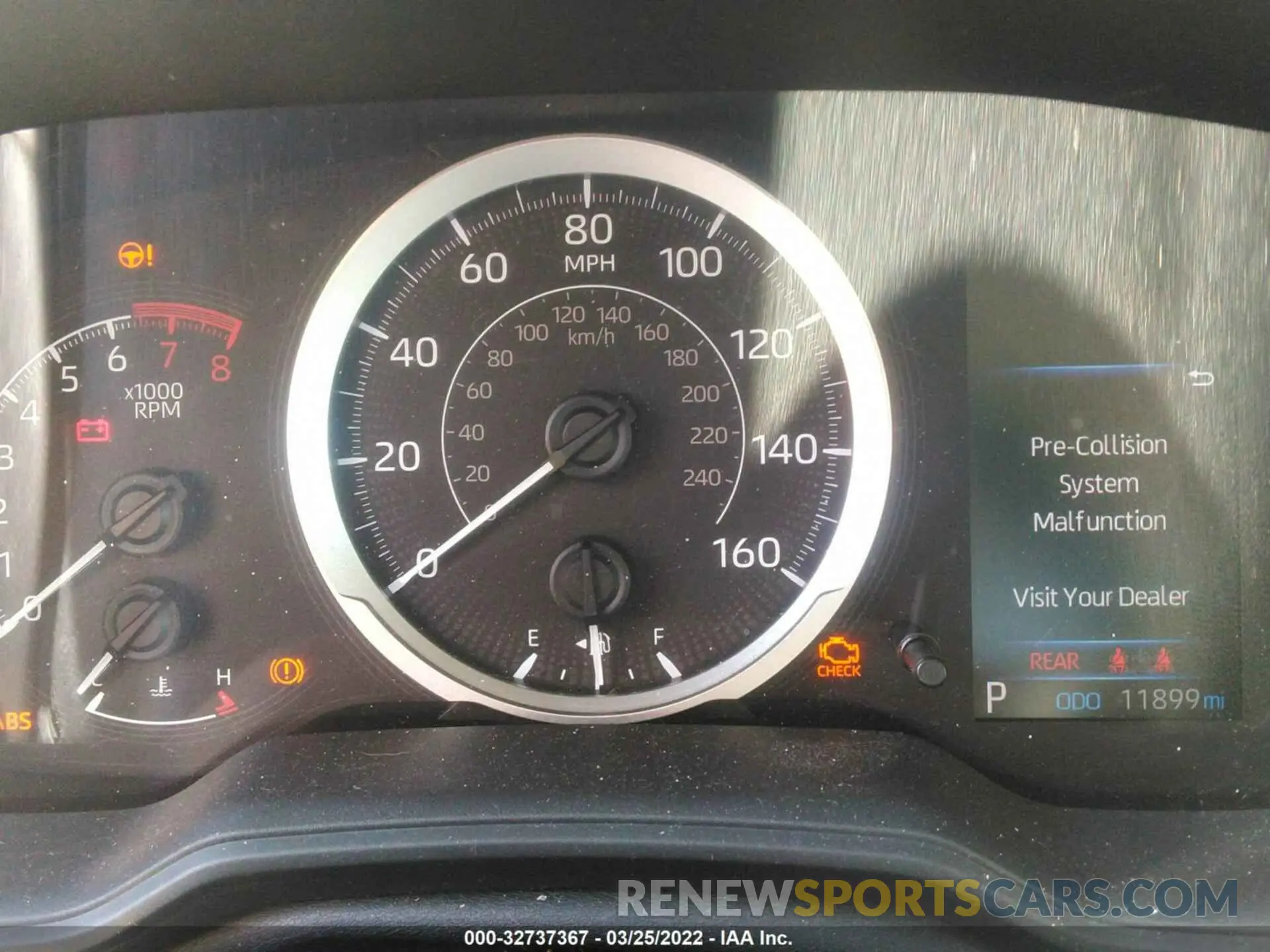 7 fotografías del automóvil dañado 5YFEPRAE6LP090815 TOYOTA COROLLA 2020